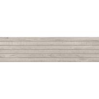 Mexen Western Wood Pilka glazūruota rekt. G1, medžio išvaizdos sienų plytelė 120 x 30 cm, matinė - TL702-120-030-52