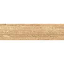 Mexen Western Wood Kreminės spalvos glazūruotos akmens masės plytelės, imituojančios medieną, 120 x 30 cm, matinės