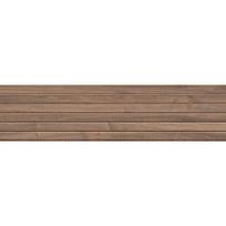 Mexen Mulberry Wood Rudos spalvos glazūruota akmens masės plytelė rektifikuota, medieną imituojanti sienų plytelė 120 x 30