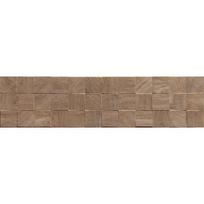 Mexen Riga Lijonas Ruda glazen kalibruota liest. G1, sienų plytelė panaši į medį 120 x 30 cm, matinė - TL713-120-030-51