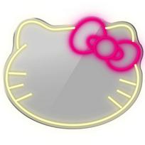 Manta MASNL129WH  Style Neon Lights Cat With A Bow LED Neon Mirror