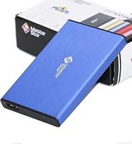 "MasterStor" 1 TB išorinis kietasis diskas USB 3.0 itin greitas 2,5 colio SATA nešiojamųjų kompiuterių kietasis diskas Nešiojamasis kietasis diskas mėlynas