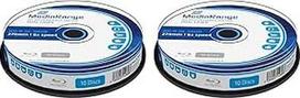 "MediaRange" 10 x BD-R DL - 50GB 6X - su verpste (2 vnt.)