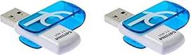 "Philips Vivid Edition" 16GB USB atmintinė - USB 3.0, FM16FD00B/00, juoda, sidabrinė (2 vnt.)