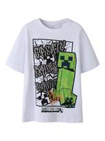 NAME IT MINECRAFT marškinėliai, 13254203-F4F5F0 116 cm