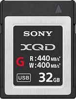 "Sony" 32GB "XQD" blykstės atminties kortelė - G serija (skaitymas 440MB/s, įrašymas 400MB/s) - QDG32E
