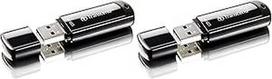 "Transcend" 128GB "JetFlash 700" USB 3.1 Gen 1 USB atmintinė TS128GJF700, juoda (2 vnt.)