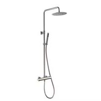 Falcade termostatinis dušo stovas su lietaus dušu, 118 cm chromas