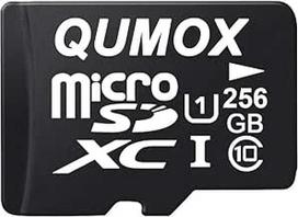 QUMOX 256GB "Micro SD" atminties kortelė 10 klasės UHS-I 256GB atminties kortelė