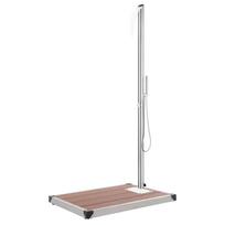 Sodo dušas su rudu pagrindu, 225cm, nerūdijantis plienas