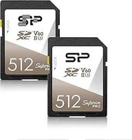 Silicon Power Superior Pro UHS-II SDXC atminties kortelė 512GB V60 R/W iki 280/170MB/s (2 vnt.)