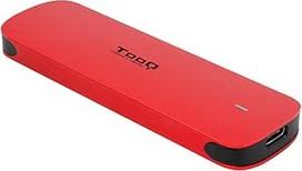 TOOQ TQE-2201R - M.2 NVMe SSD išorinis korpusas - raudonas aliuminis