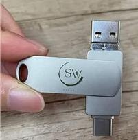 USB atmintinė 64G, skirta "iPhone", "Android" ir kt.