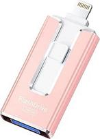 USB atmintinė,256GB USB atmintinė,iPhone MFI sertifikuotas 4 in 1 raktas iPhone/Android/Type C ir kompiuteriui USB atmintinė C Photo Stick Išorinė saugykla nuotraukoms, vaizdo įrašams, failams saugoti