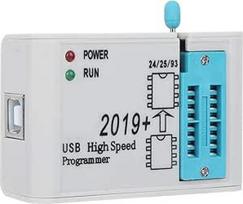 USB universalus programatorius, 12Mb/s didelės spartos programatorius, BIOS mikroschemų programatoriaus loginės schemos, 25 "Flash" blokai, 24 EEPROM blokai, 25 EEPROM atminties mikroschemos, 93 EEPROM blokas