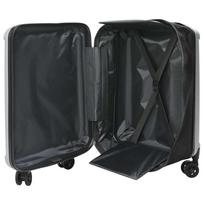 Lagaminas su užraktu Sidabro 43 x 27 x 66 cm ABS plastikas