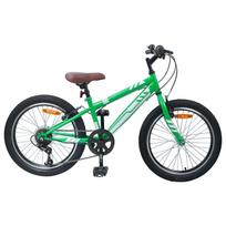 Kalnų Dviratis 20 Colių 6-Speed 5-8 metų Žalia