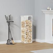 Malkų stovas Baltas 25x25x80 cm Šaltai valcuotas plienas