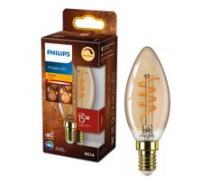LED pritemdoma vintažinė lemputė Philips E14/2,5W/230V 1800K