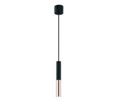 Open Design OR80827 - Pakabinamas šviestuvas ant laido SLIMI 1xG9/3,5W/230V juodas/rožinio aukso