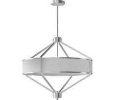 Open Design OR85822 - liustra ant strypo ZUNDO 4xE27/15W/230V matinis chromas/balta