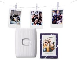 INSTAX Limited Edition Mini LINK2 Smartphone Printer Bundle, Clay White