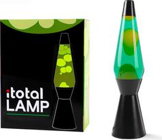 Itotal - Lava Lamp - Black/Green/Yellow - 36 cm (1270403)