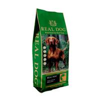 Real Dog Adult All Breed sausas pašaras su buivoliena ir ryžiais šunims, 12 kg