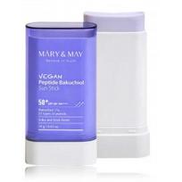 Mary & May Vegan Peptide Bakuchiol Sun Stick SPF50+ PA++++ veganiškas apsauginis pieštukas nuo saulės - 18 g.