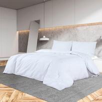 Patalynės komplektas baltos spalvos 240x220cm medvilnė