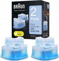 Originalios Braun CCR2 kasetės barzdaskučių valymui (papildomas kartridžas CCR 2)  –  2 vnt.