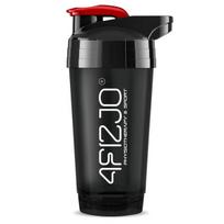 Shakeris plaktuvė 4FIZJO ULTRA 700 ml juodai raudonas - proteino plaktuvė, shakeris papildams, sporto gertuvė