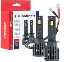 LED žibintų lemputės F25 Sidabrinis FULL CANBUS H1 54W 12V 24V AMIO-04701
