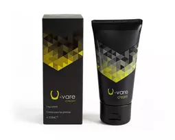 500 Cosmetics, U-Vare, Relieves Varicose Veins, Promotes Circulation & Skin Regeneration, Local Treatment Cream, For Legs, 65 ml