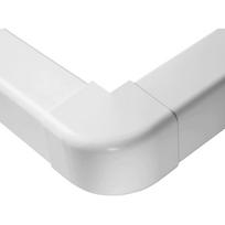Išorinis kampas 80x60 mm baltas
