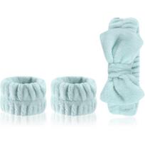 EcoTools Cleansing Headband & Wristband Set makiažo valymo rinkinys su kosmetine galvos juosta