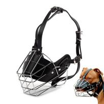 Dog Mouth Guard Metal Face Basket Dog Adjustable Dog Mouth Mesh Muzzles For Large Breed Dogs Dog Muzzle For Small Medium And M