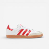 adidas Samba OG White Solar Red Gum (Women's) 36 2/3 raudona