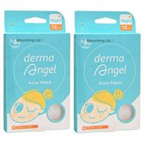 DermaAngel - Naktinis spuogų pleistras 24 vnt. 12 pcs x 2