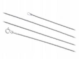 Sidabrinė "lisi uodegos" grandinėlė 1,1mm, 75cm
