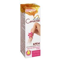 Lady Caramel depiliacinis kūno kremas jautriai odai, 100 ml