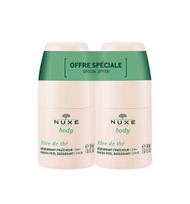 Nuxe Rêve de Thé Duo rinkinys – Gaivos pojūtį suteikiantis 24 val. rutulinis dezodorantas (2 x 50 ml)