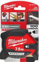 Milwaukee 7,5m matavimo juosta su Led žibintuvėliu