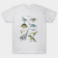 Men Black Print T-shirt Dinosaurs No-Cut Transfer Paper Print Cotton Tshirt M balta