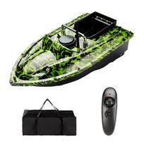 Nuotolinio valdymo jauko valtis žvejybai GPS valtis 500 metrų nuotolio dvigubas variklis su naktine šviesa 2 vnt. no GPS-1PCS 5200MAH žalia