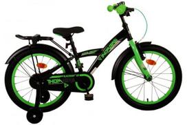 Vaikiškas dviratis Volare Thombike, 18", juodas/žalias