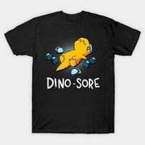 Vyriški juodi marginti marškinėliai Dino Sore Juokingas Dinzauras Treniruotėms Sporto Salė Fitnesas Svorio Kėlimas Be Iškirpimo Perdavimo Popieriaus Spauda Medvilniniai Marškinėliai 2XL juoda