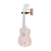 Sieninis laikiklis Ukelele Ukulele Uke pakabos kablio laikiklio laikiklis Automatinė rankenos sistema Guminė pagalvėlė medinė bazė