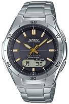 Casio Wave Ceptor Sidabrinis Saulės Energija Valdomas Laikrodis WVA-M640D-1A3JF Vyriškas Radijo Bangomis Valdomas