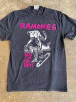 Ramones Beat On The Brat roko punk trumpomis rankovėmis juodi klasikiniai marškinėliai VK01956 Unisex T-shirt L
